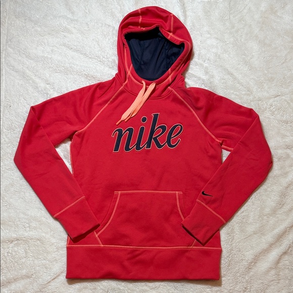 Nike Tops - Nike Pink Therma-Fit Pullover Hoodie